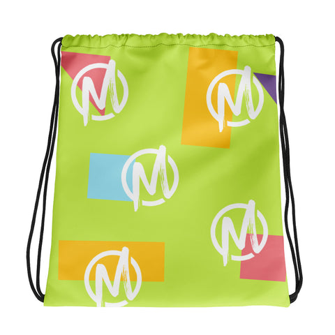 90s Abstract M logo Drawstring bag