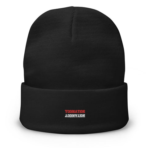 Yodination Embroidered Beanie